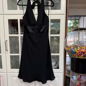 Jones New York Black Backless Halter Dress